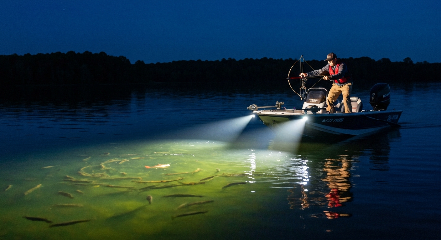 Bowfishing trips DFW and team building activities Dallas