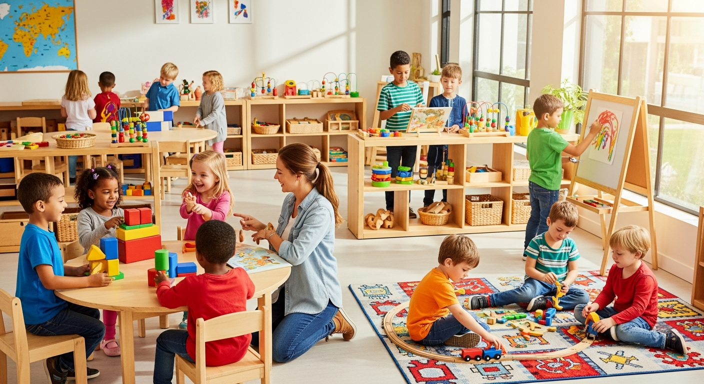 Daycare and preschool classroom serving Arlington, Riverside CA