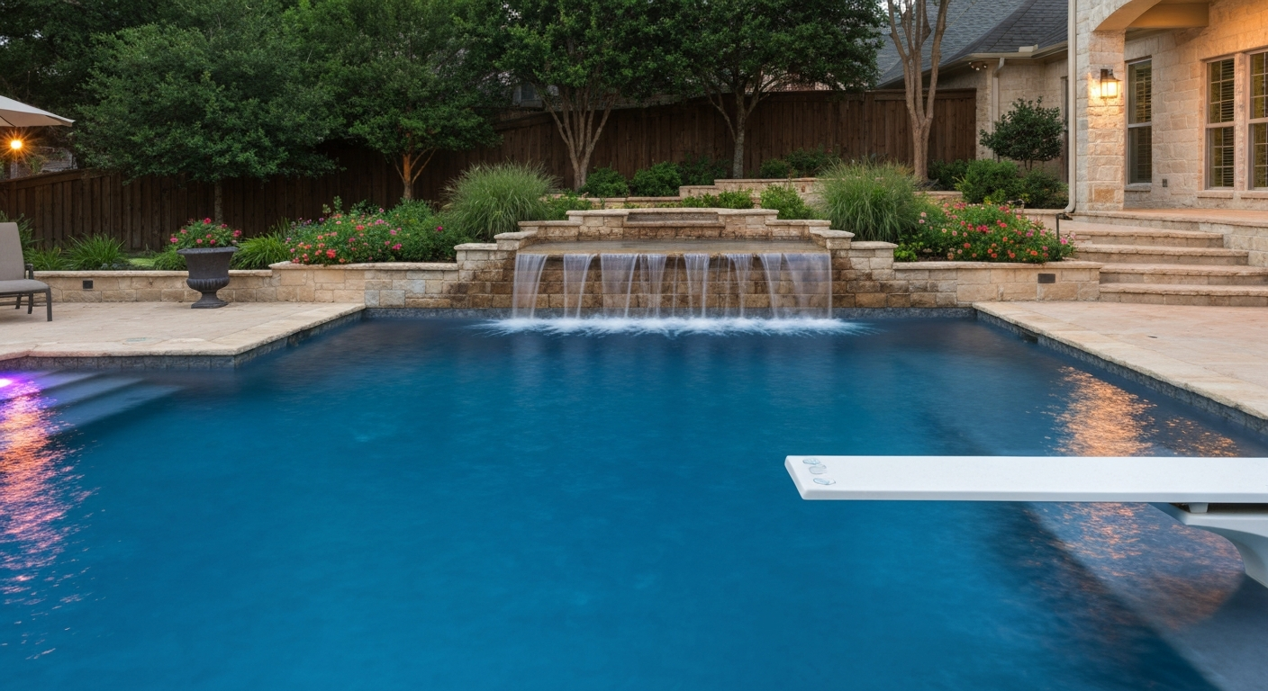 Custom pool accessories in North Texas