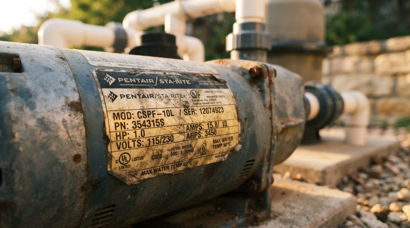 How Old Is Your Pool Equipment? Reading the Date Code on the Sticker