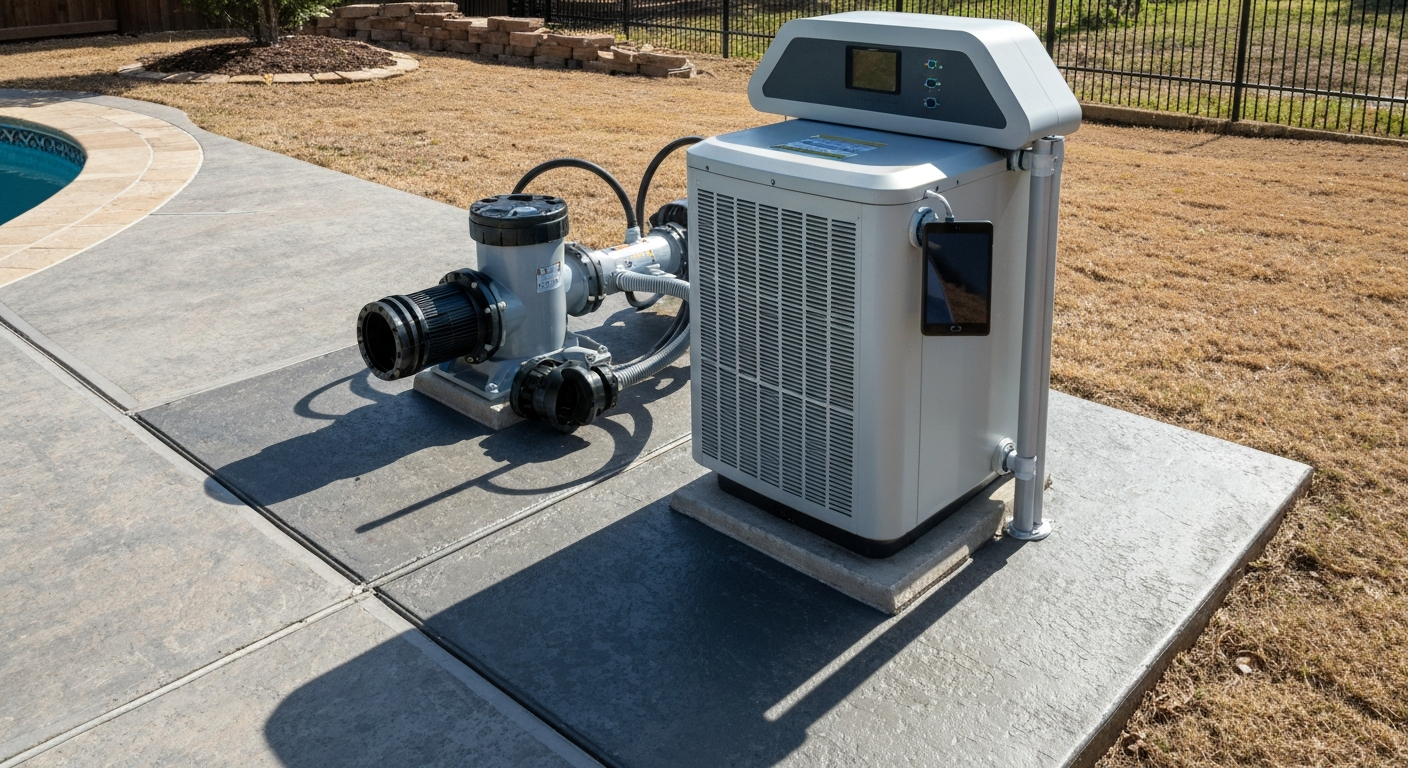 Modern pool equipment upgrades in North Texas