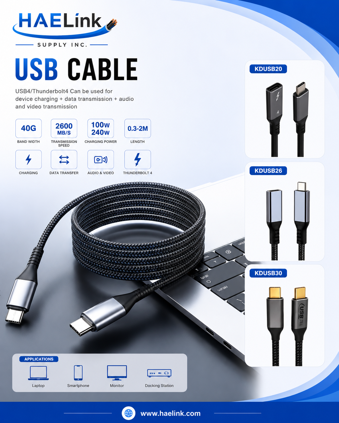 USB4 / Thunderbolt 4 Cable