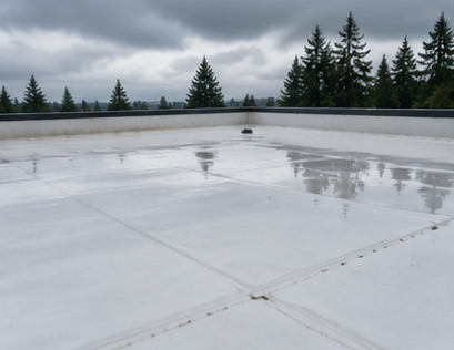 TPO Flat Roofing Membrane Installation in Mountlake Terrace, WA
