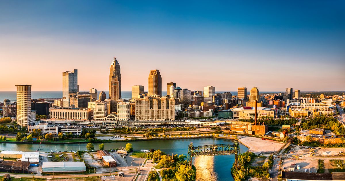Cleveland Metro Area Skyline