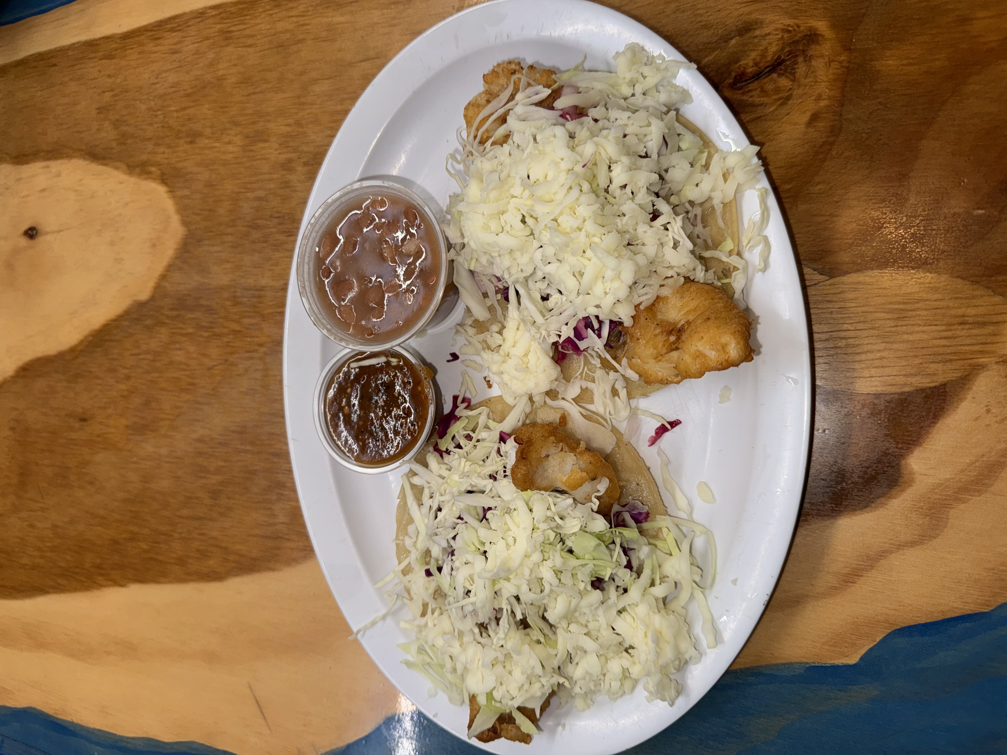 Fish tacos at Zubie's Dry Dock