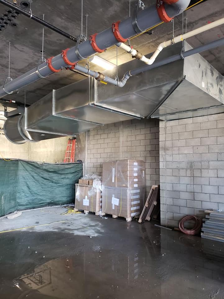 Commercial HVAC Installation indoor