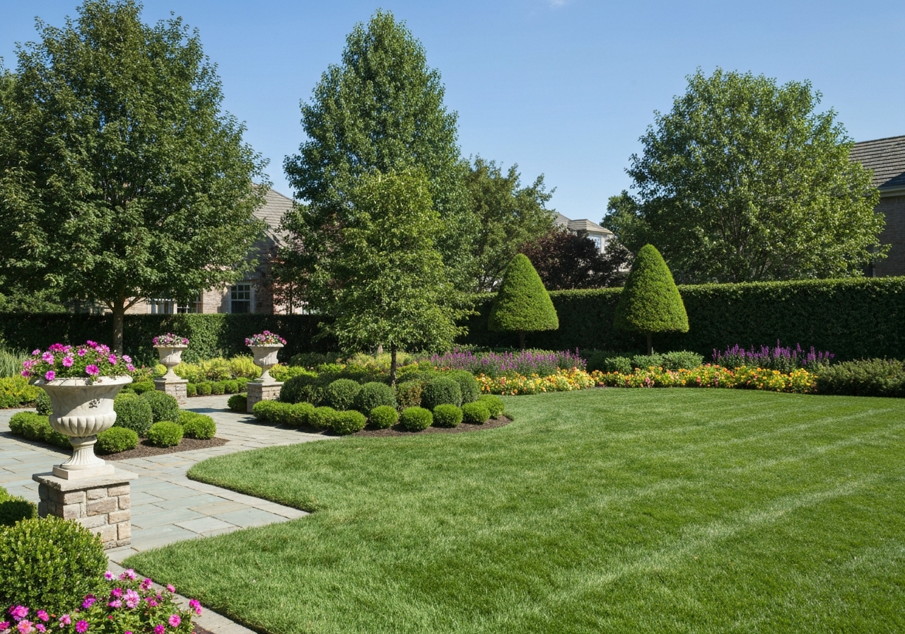 Landscaping work