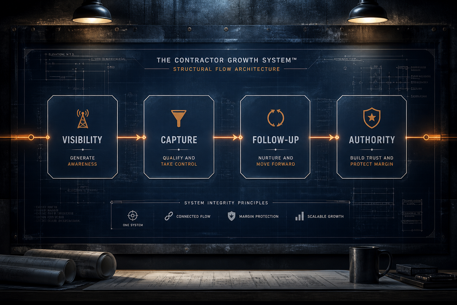 The Contractor Growth System Structural Flow Architecture