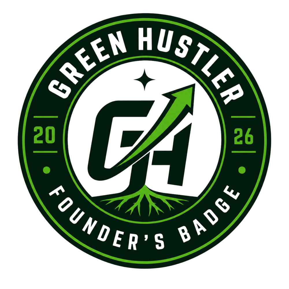 Green Hustler Badge