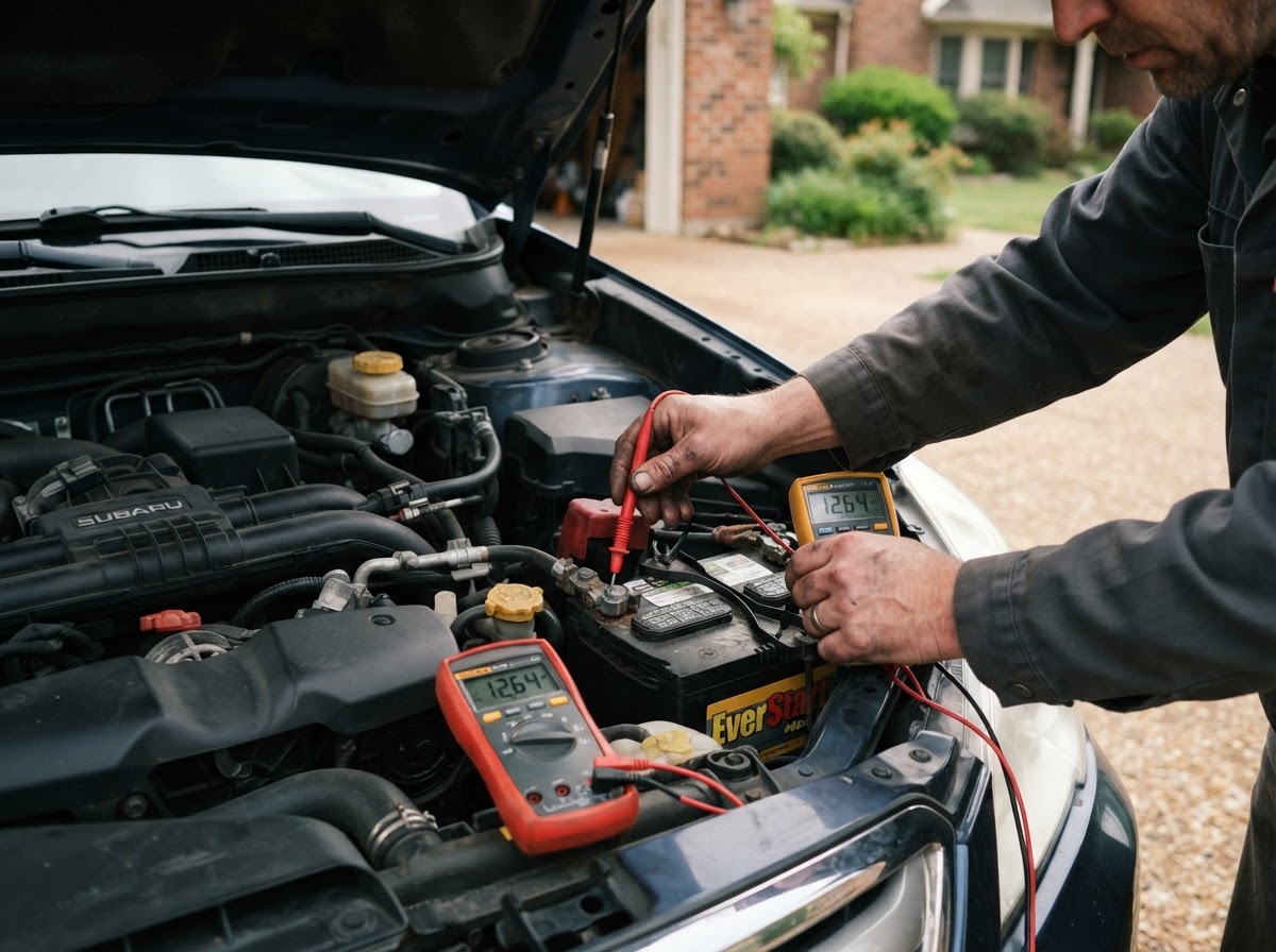 Mobile Car Battery Testing & Replacement