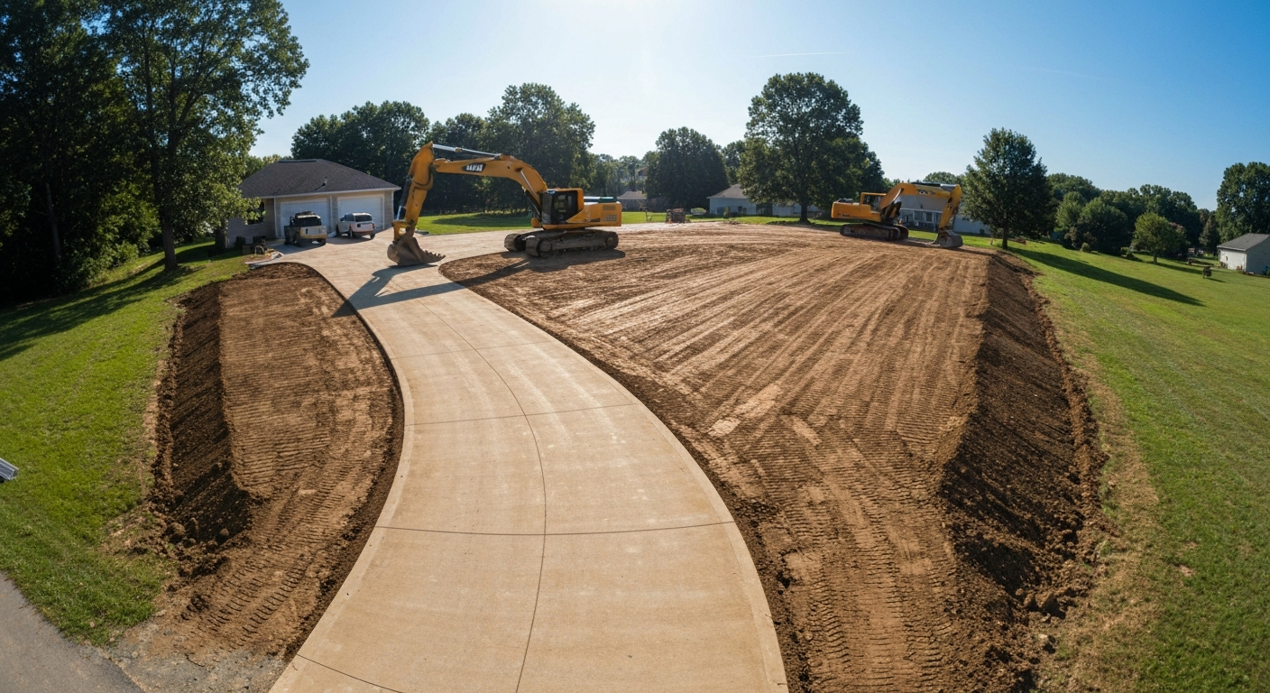 MKS Excavating equipment in Langley