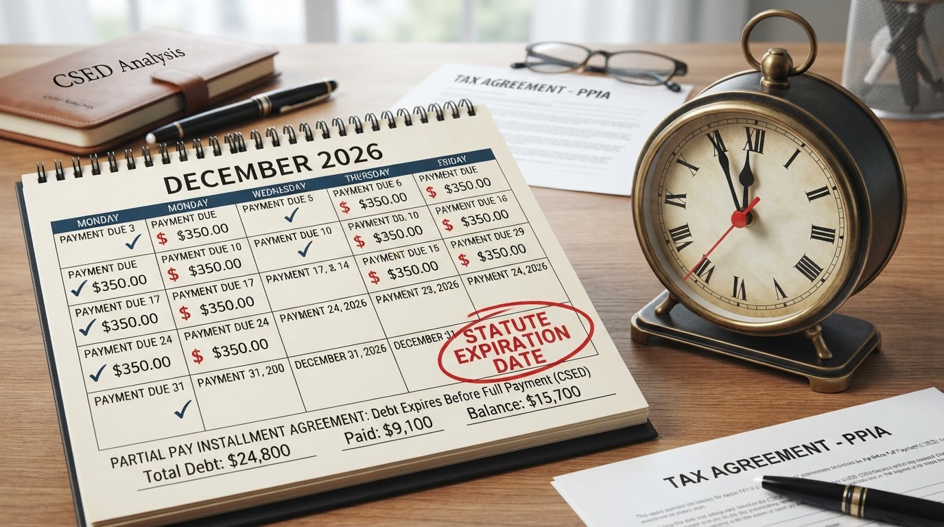 Partial Pay Installment Agreements: Pay What You Can Until the Debt Expires