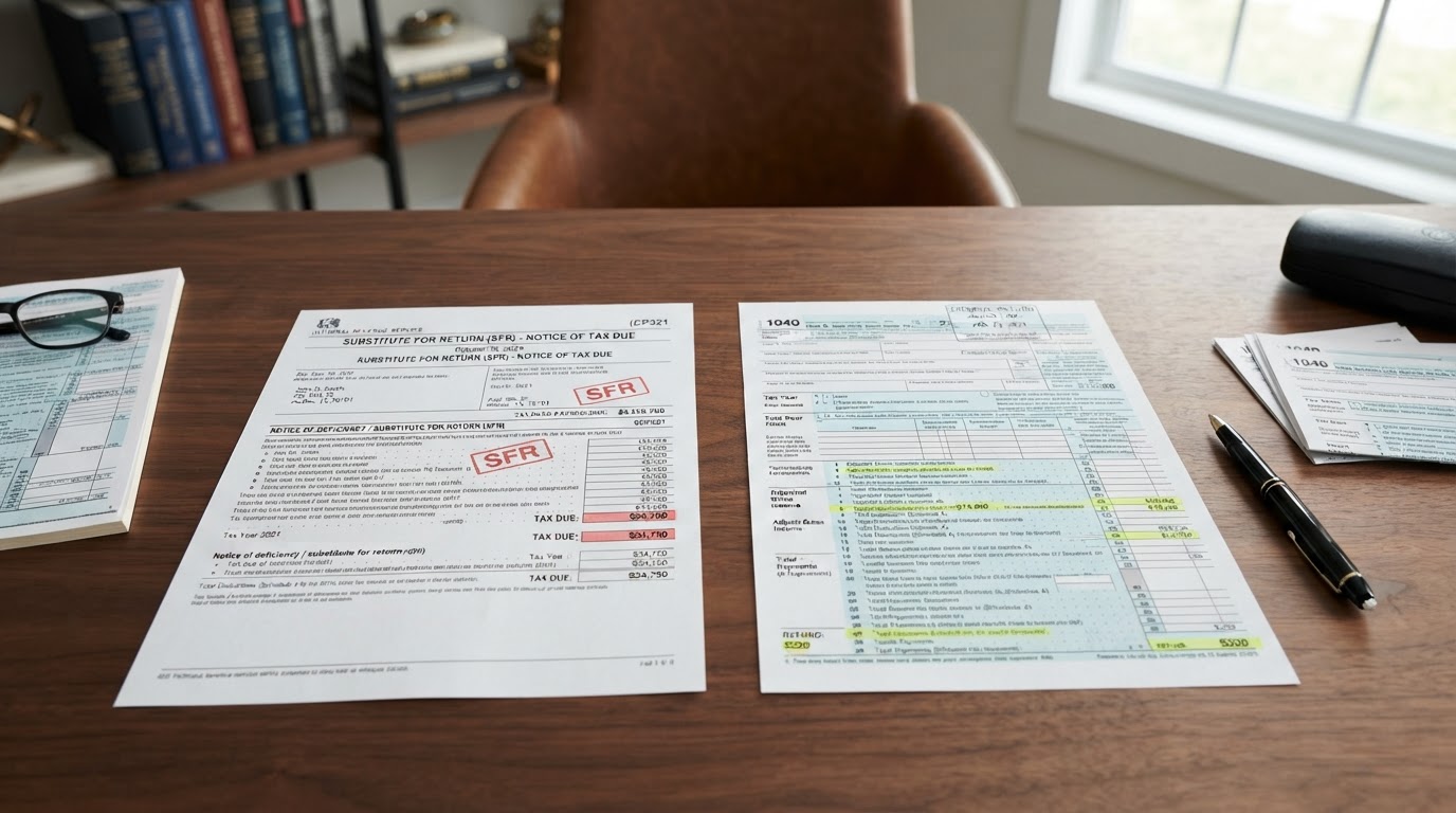 Substitute for Return (SFR): Why the IRS's Number Is Almost Always Too High