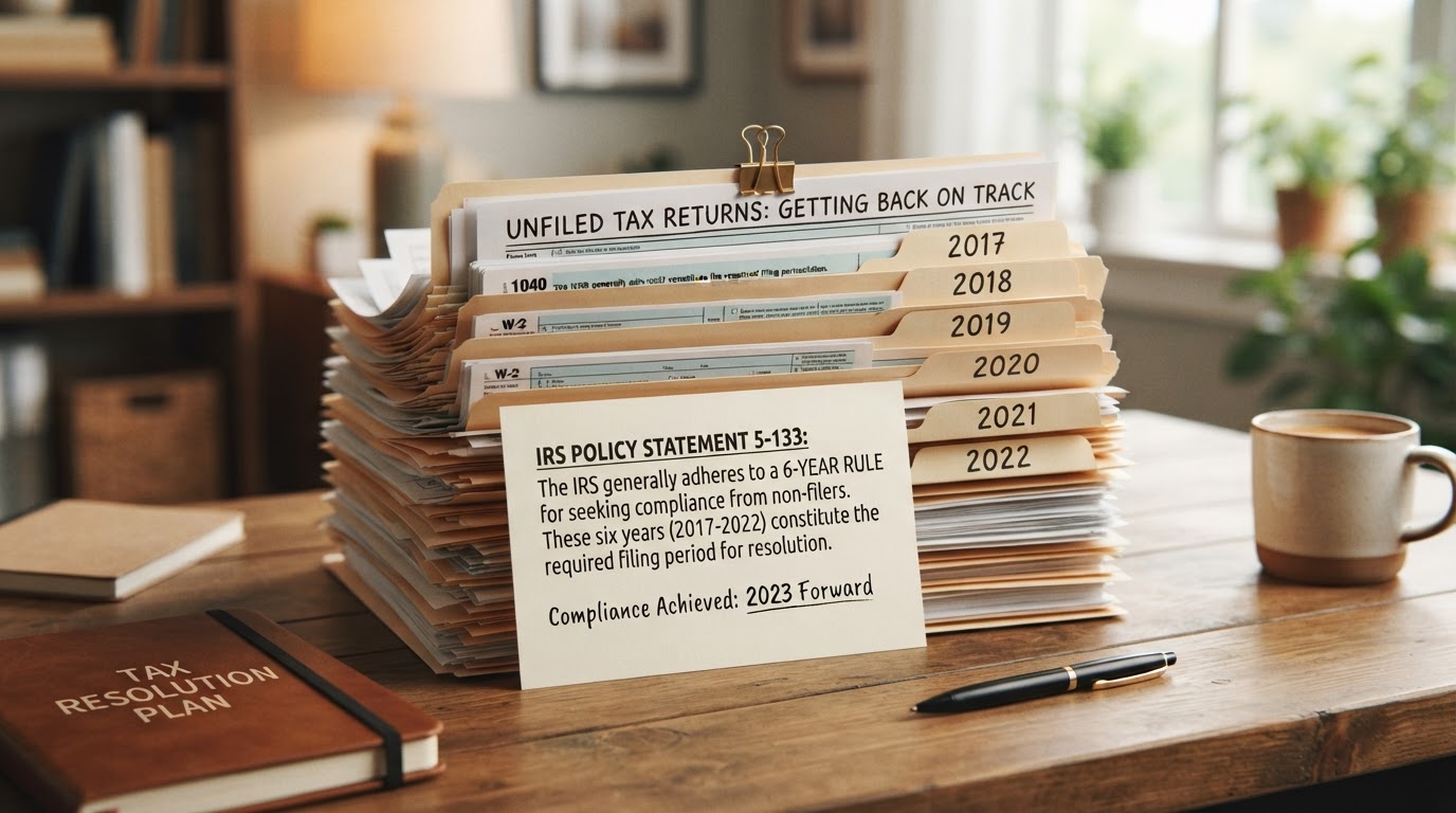 Haven't Filed in 5, 10, or 15 Years? How Many Returns the IRS Actually Requires