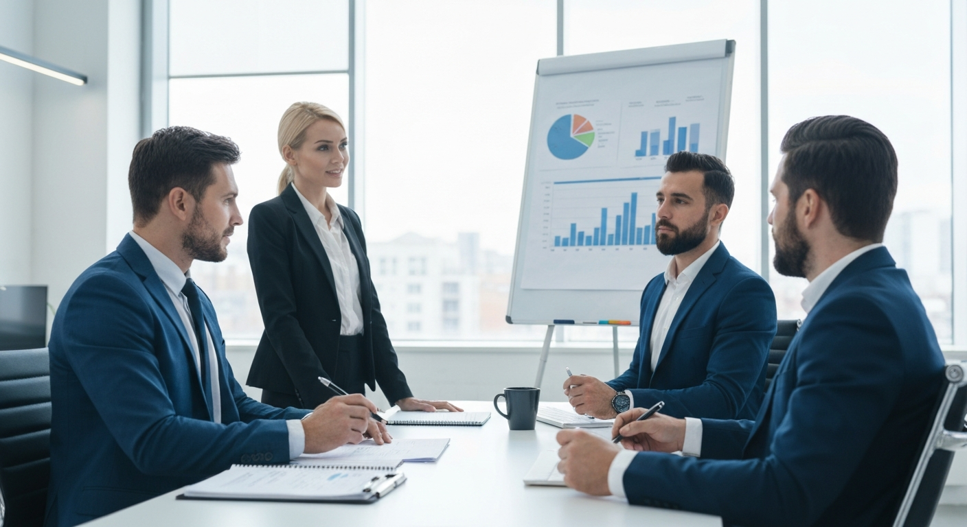 Business consultation meeting
