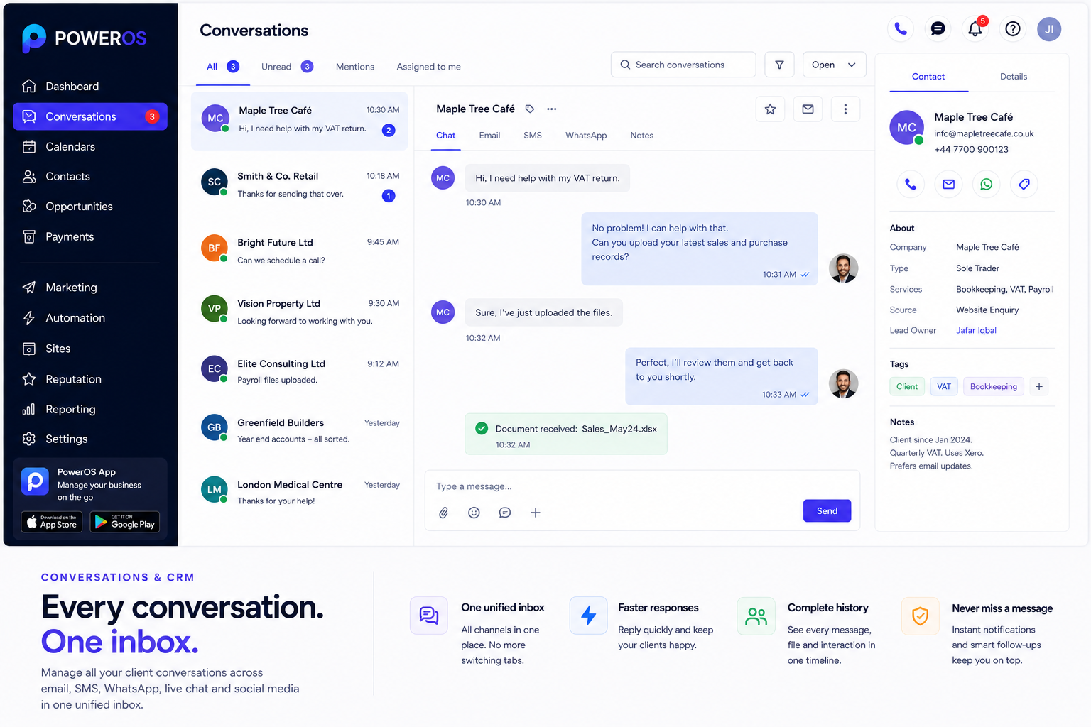 Conversations Dashboard