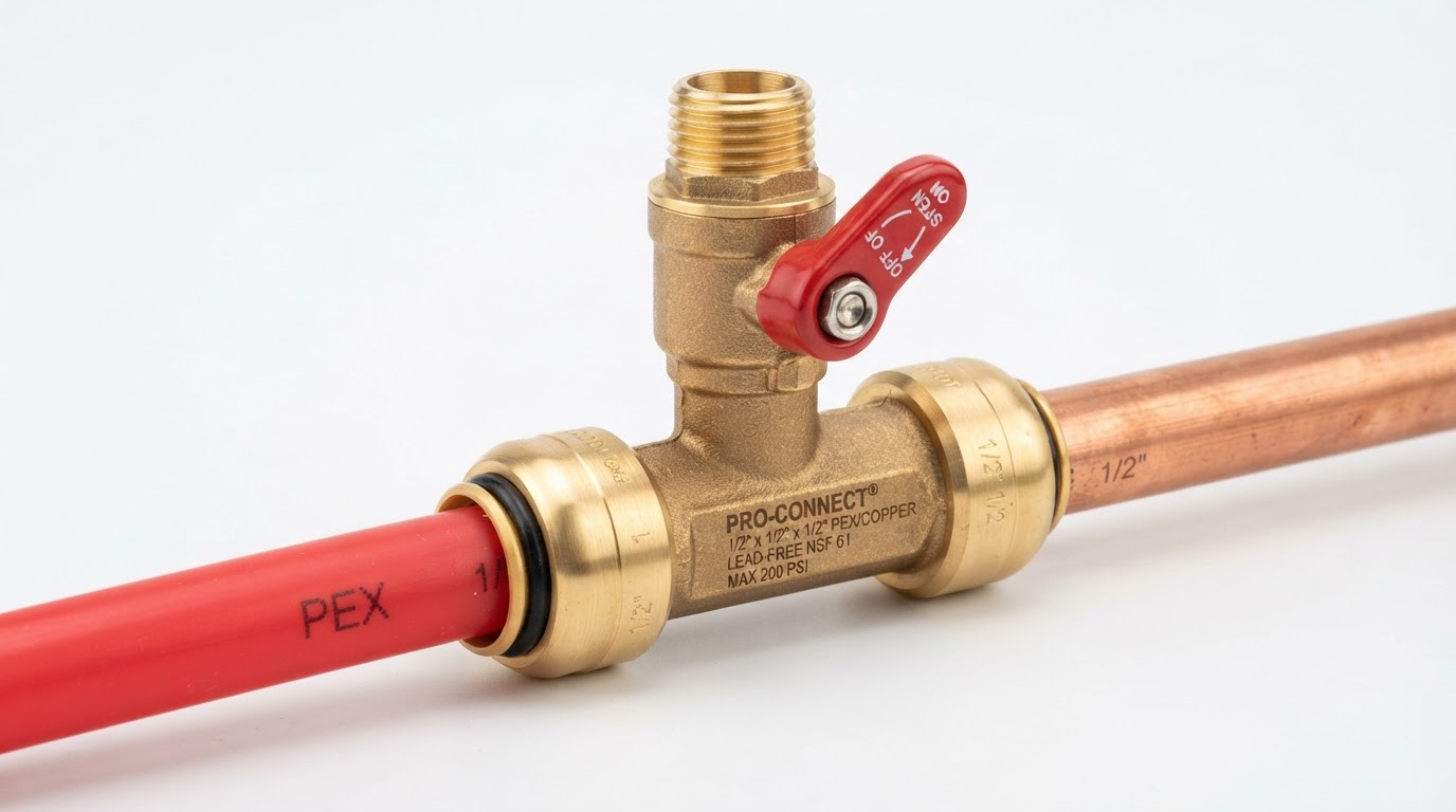 Upgrade Your Plumbing Setup with a Fast, Reliable Tee Stop Connection