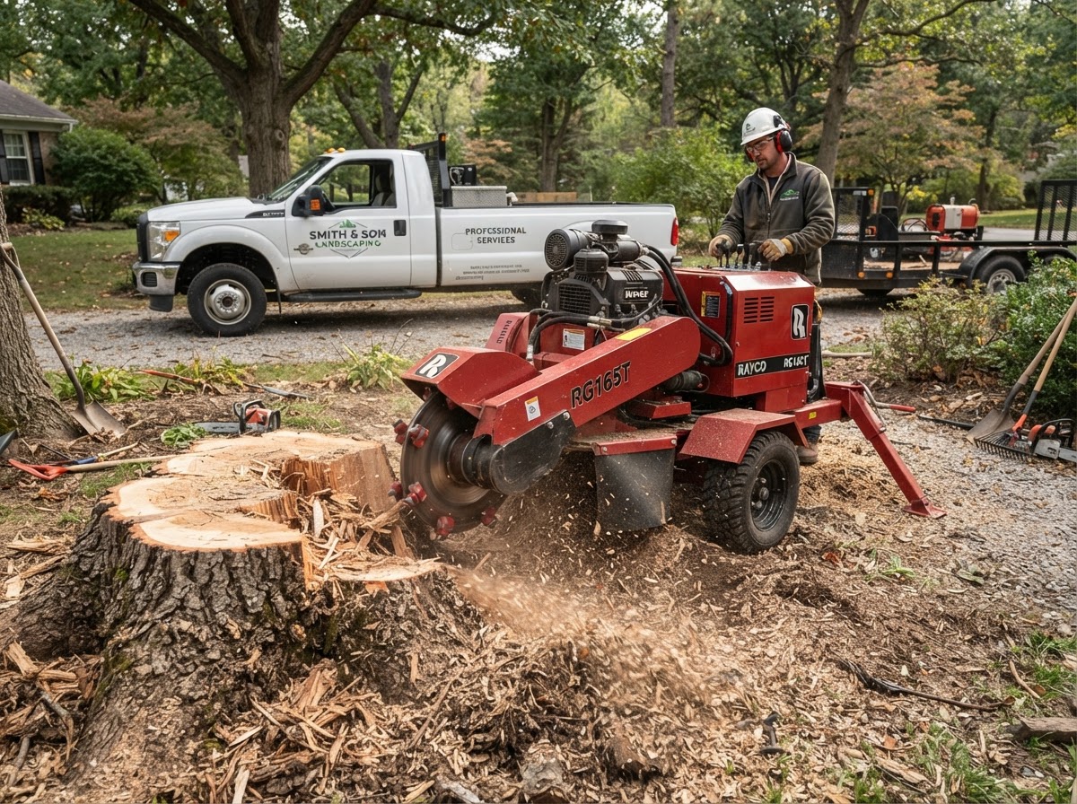 What is Required for Stump Grinding?