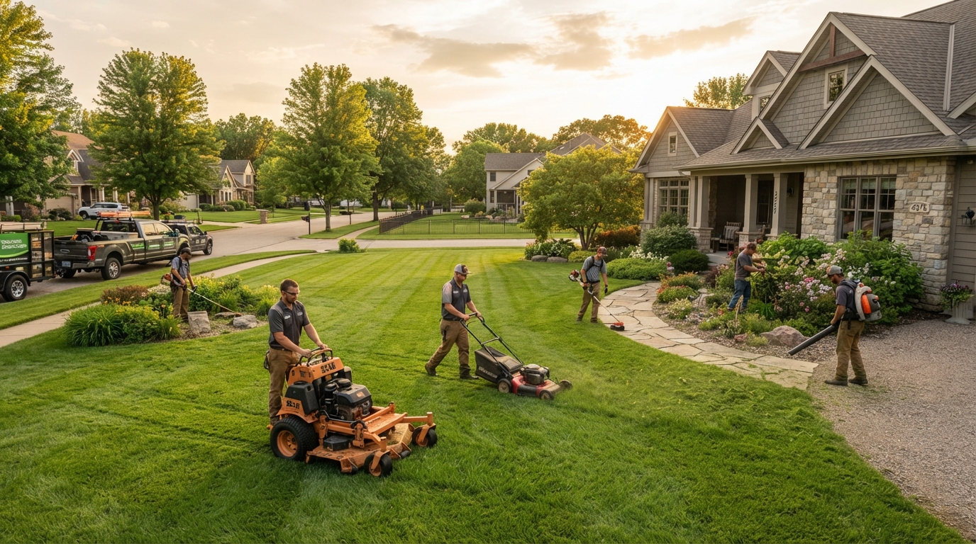 Landscaping and lawn care services in DeForest, WI