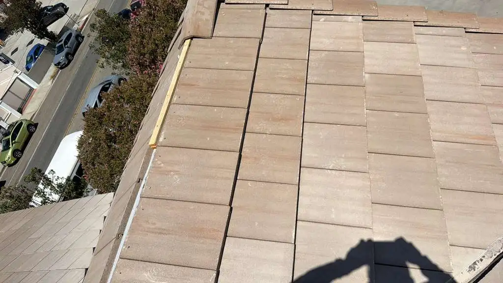 Precision ridge cap and Eagle Belair tile alignment detail, Burbank CA