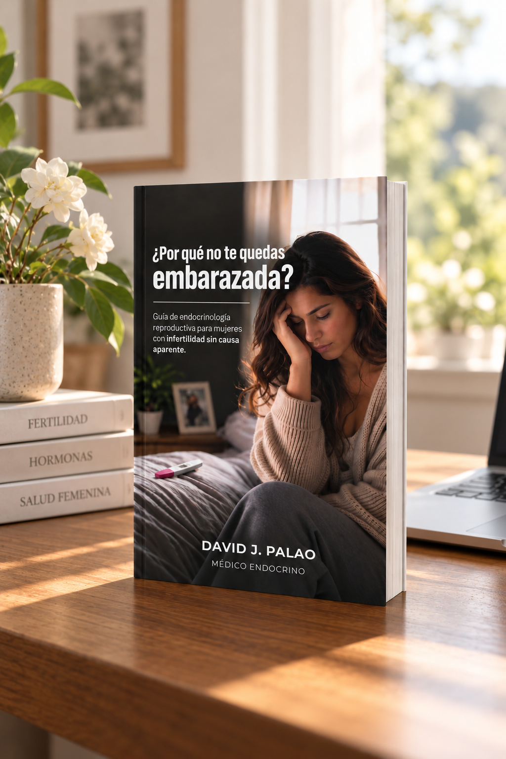 Portada del libro ¿Por qué no te quedas embarazada? Guía de endocrinología reproductiva para mujeres con infertilidad sin causa aparente, por el Dr. David J. Palao