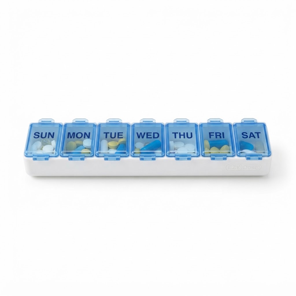EZY Dose Weekly Pill Organizer
