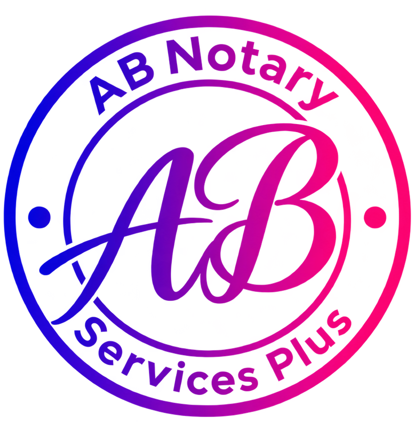 AB Notary Services Plus Logo