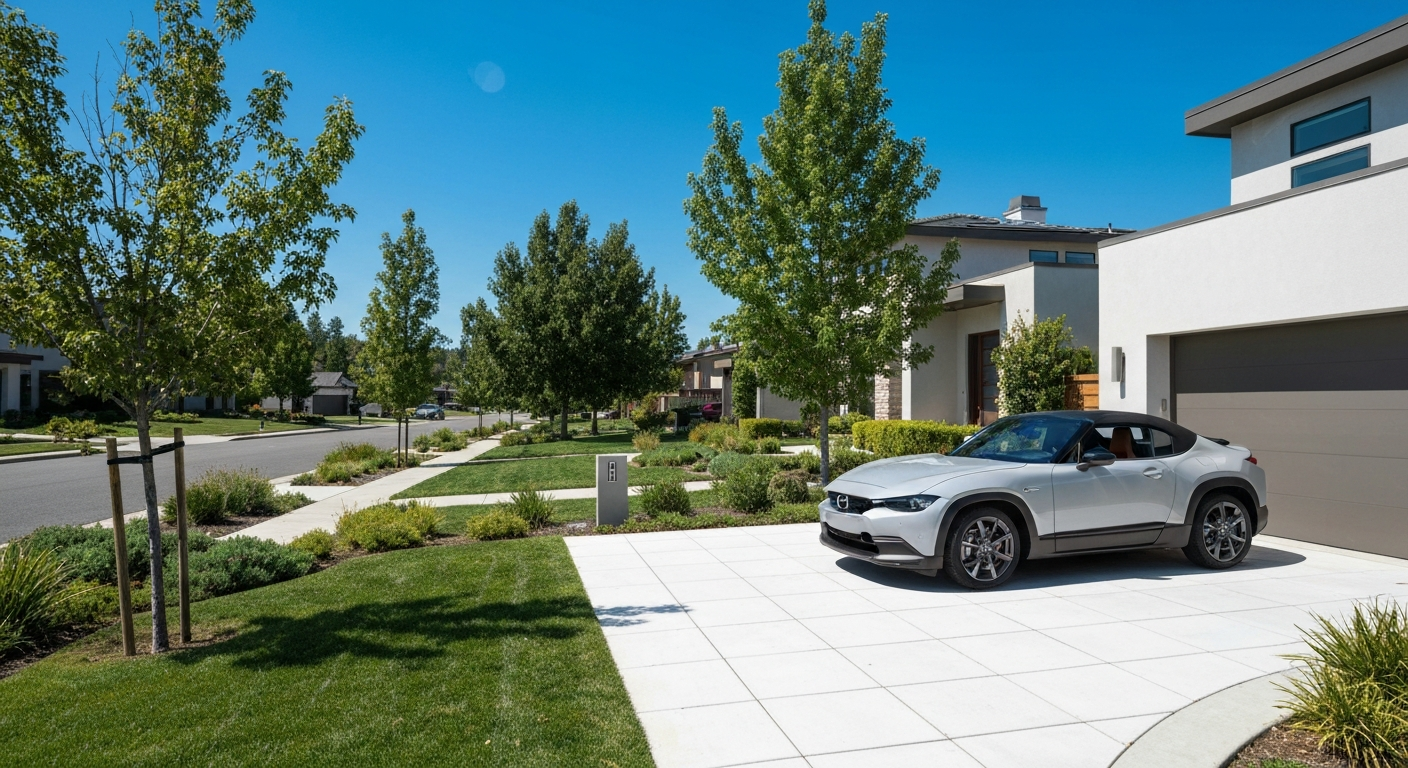 Beautiful suburban neighborhood in San Ramon, CA