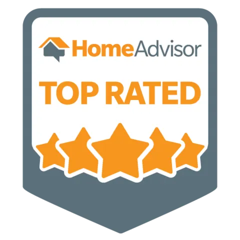 HomeAdvisor Top Rated Badge