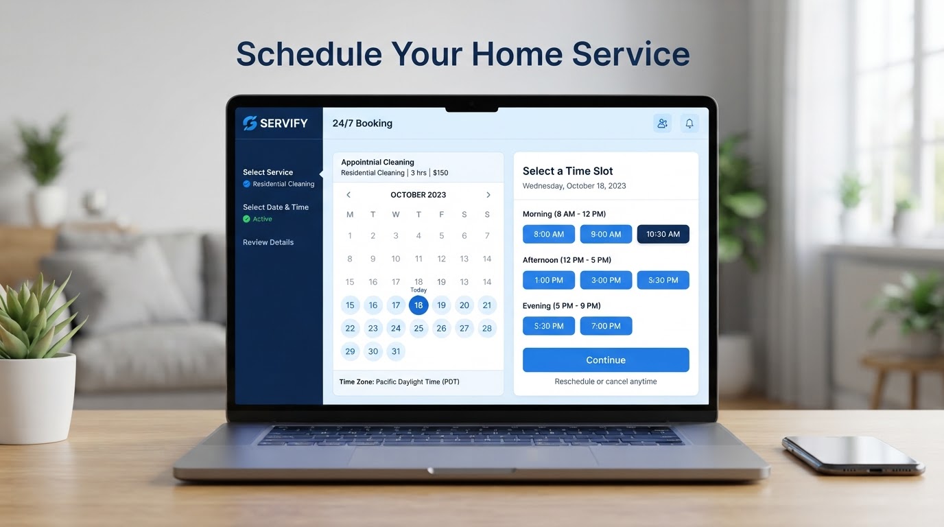 24/7 Self-Service Calendar Booking