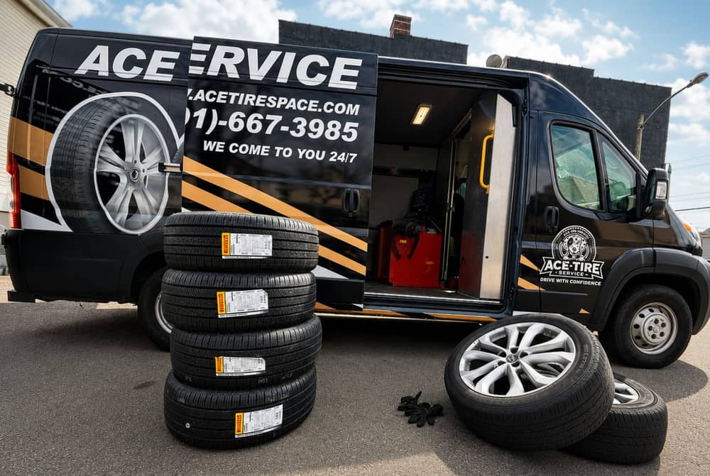 ACE Tire Service Van
