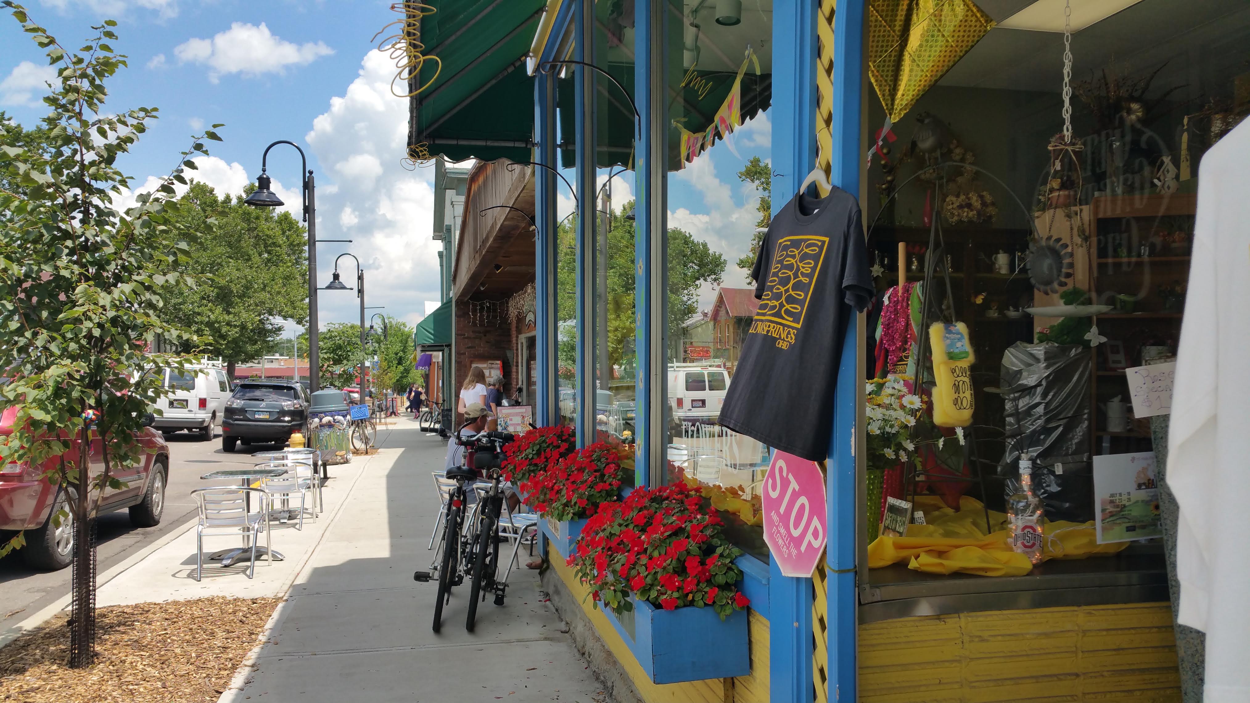 Downtown Yellow Springs Streetscape
