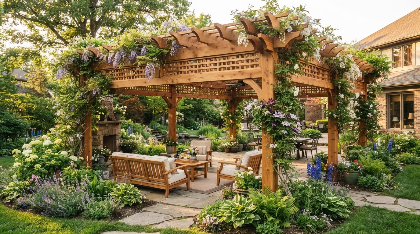 Custom Pergola Installation