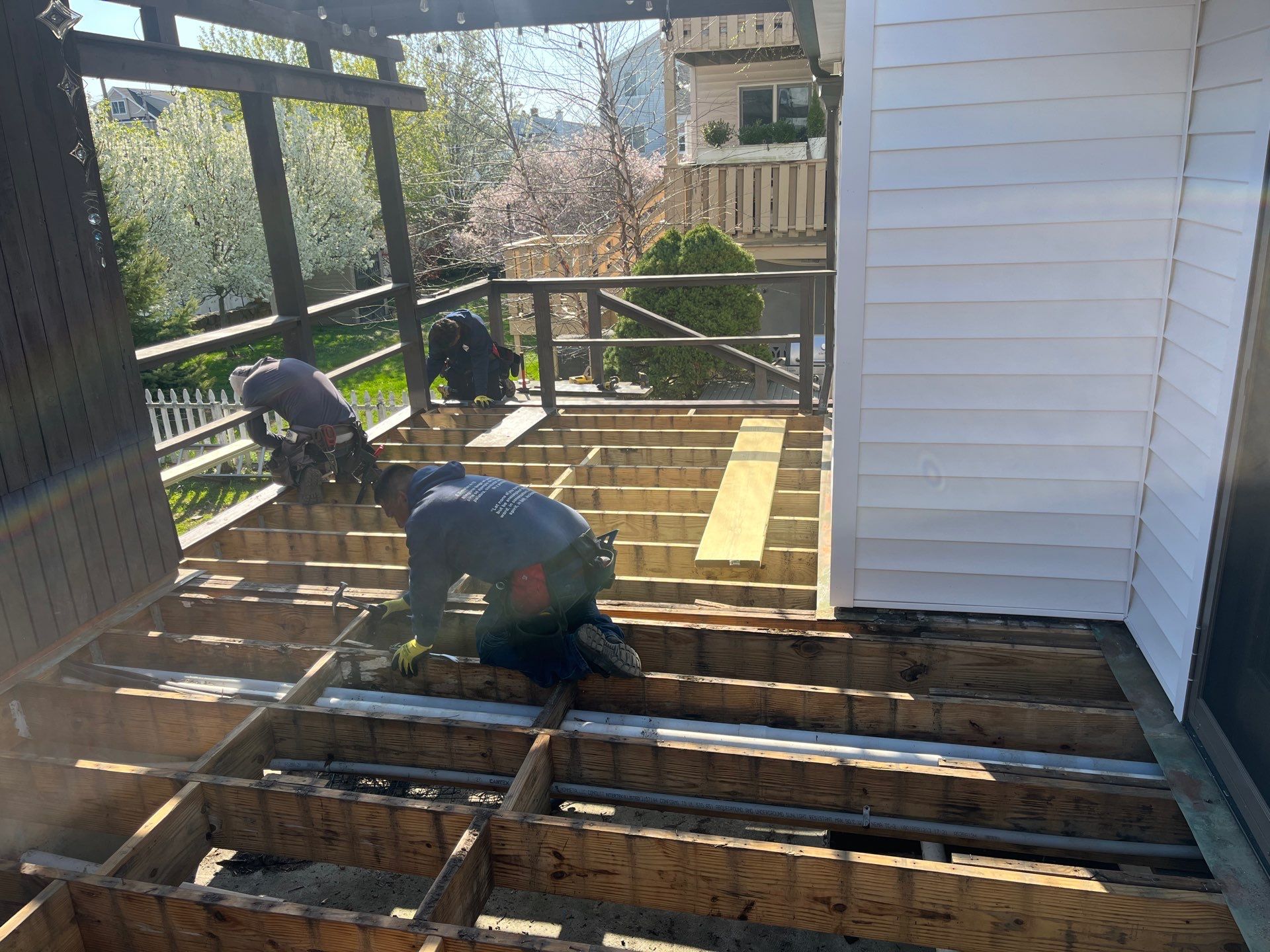 Wood Deck Construction