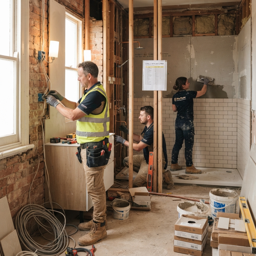 Coordination des corps de métier sur chantier en province de Luxembourg