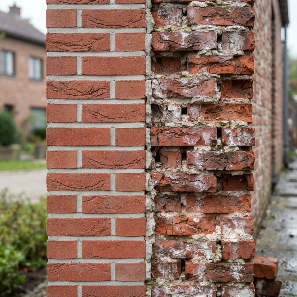 Qualité de maçonnerie durable face au gel en province de Luxembourg