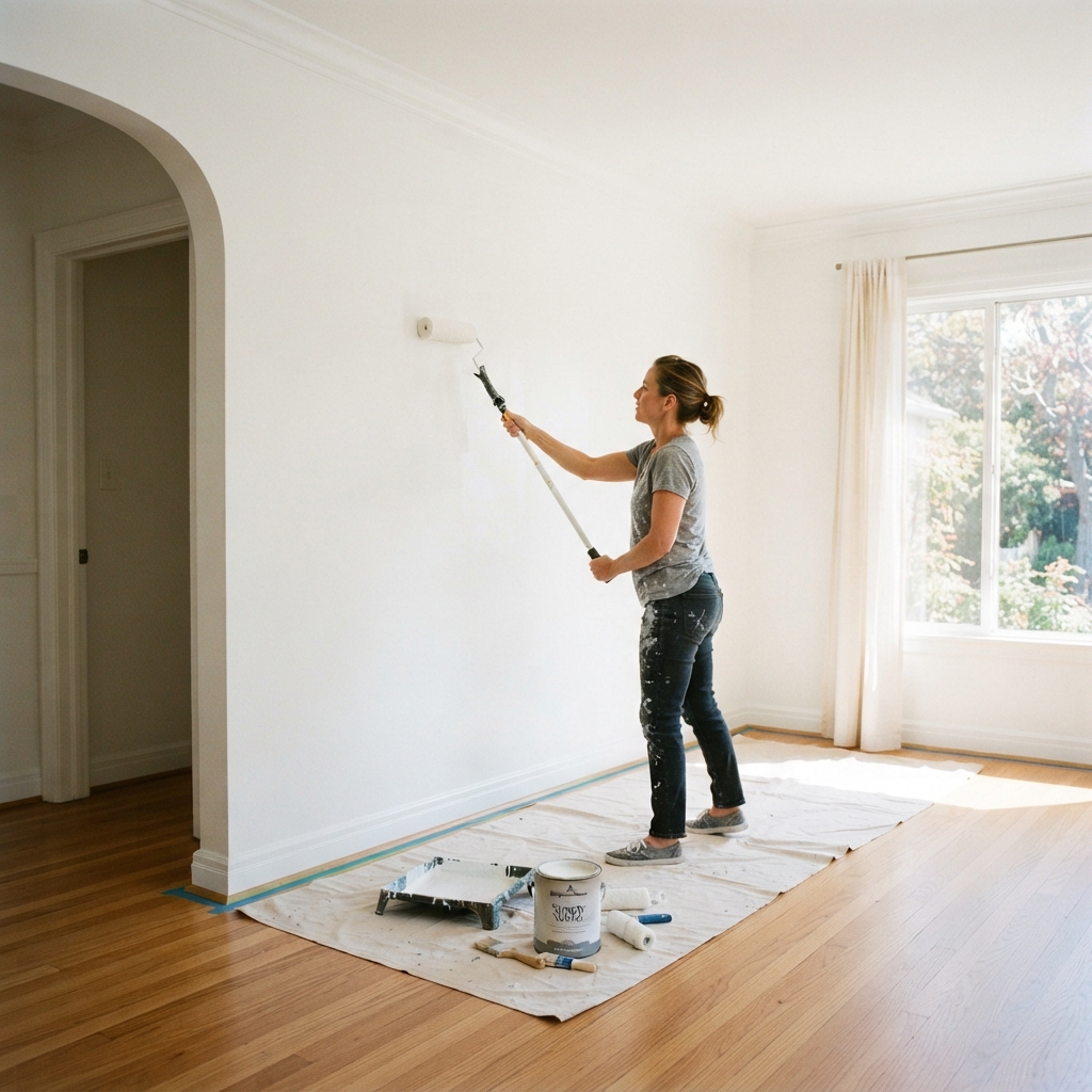 Peinture neutre avant vente ou location à Arlon