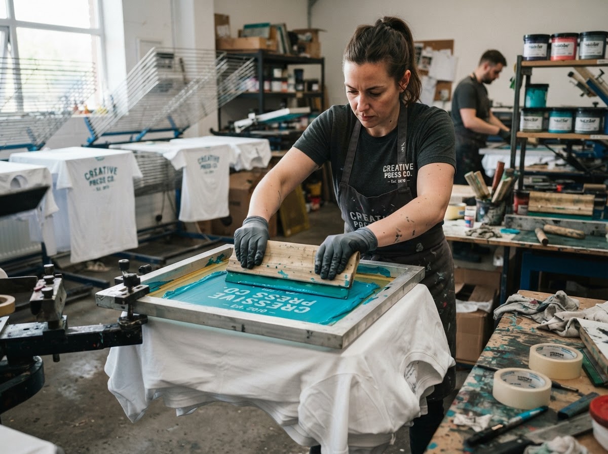 Bulk screen printing production in Las Vegas