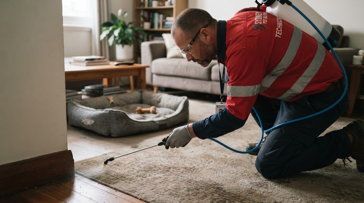 How to get rid of fleas in a Sydney home with pets