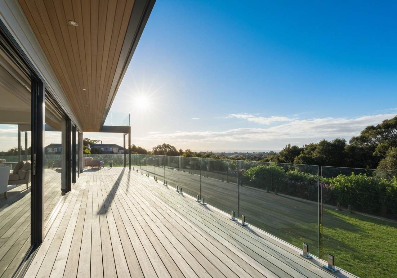 Glass Railing Cleaning