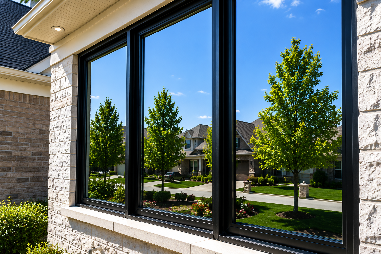 Crystal clear window after cleaning