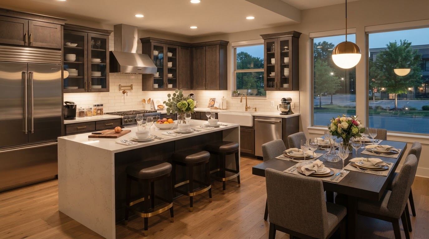 Executive suite dining and living area in Fort Smith AR