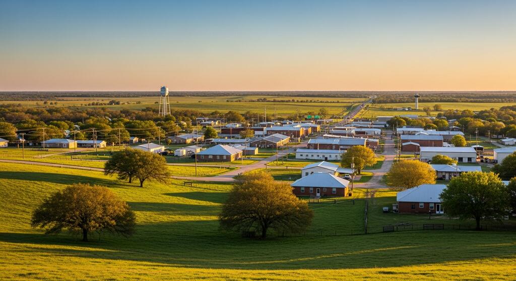 Scenic countryside view of Sealy, TX