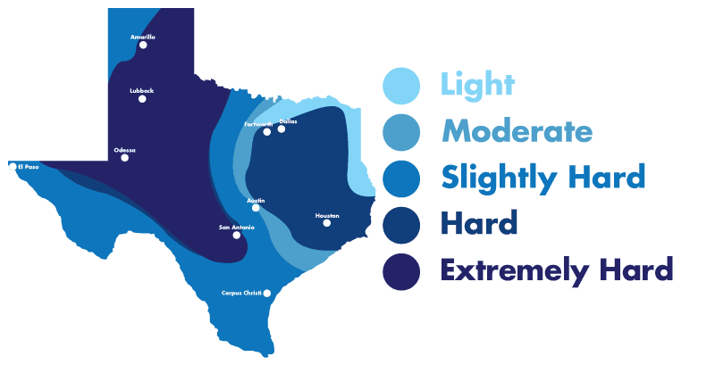 Texas Water Hardness Map