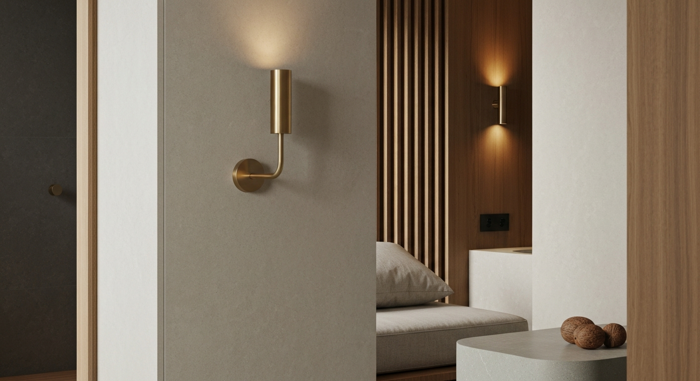 Calm luxury interior detail
