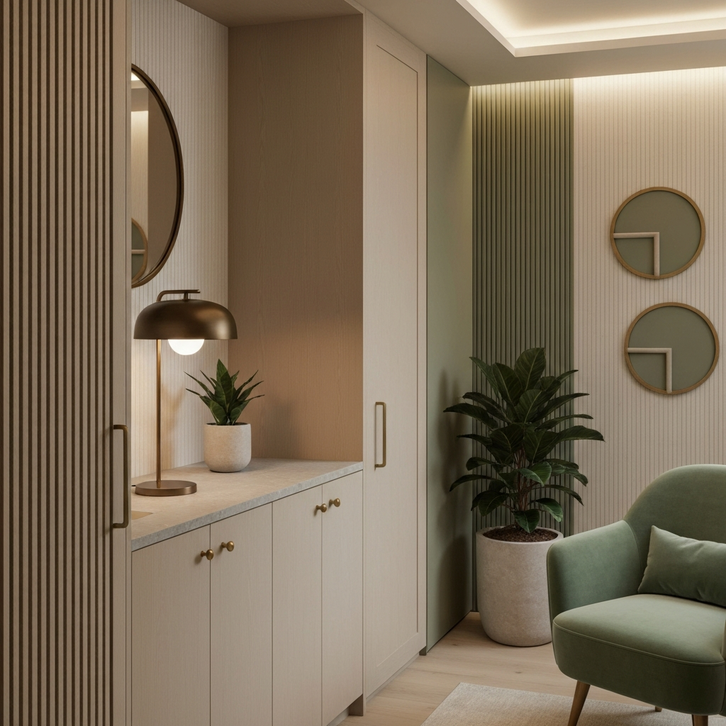 Tranquil consultation space with natural light