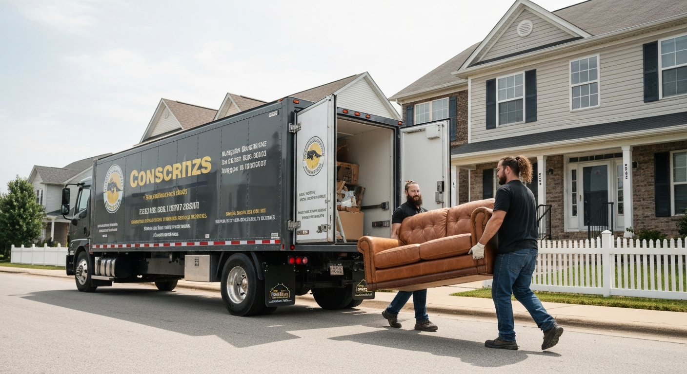 Junk removal truck in Louisville KY