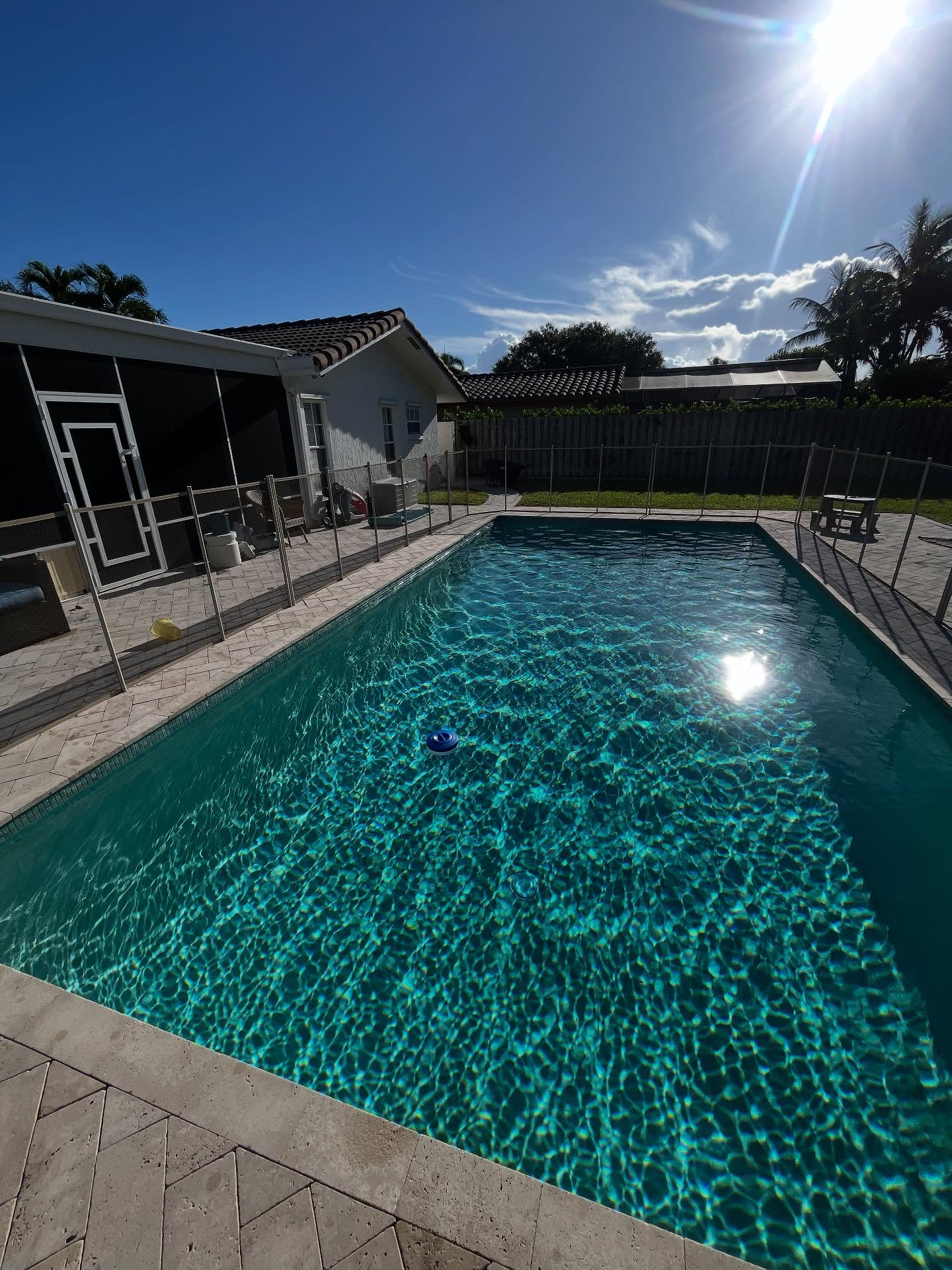 Screen Enclosed Pool & Safety Fence
