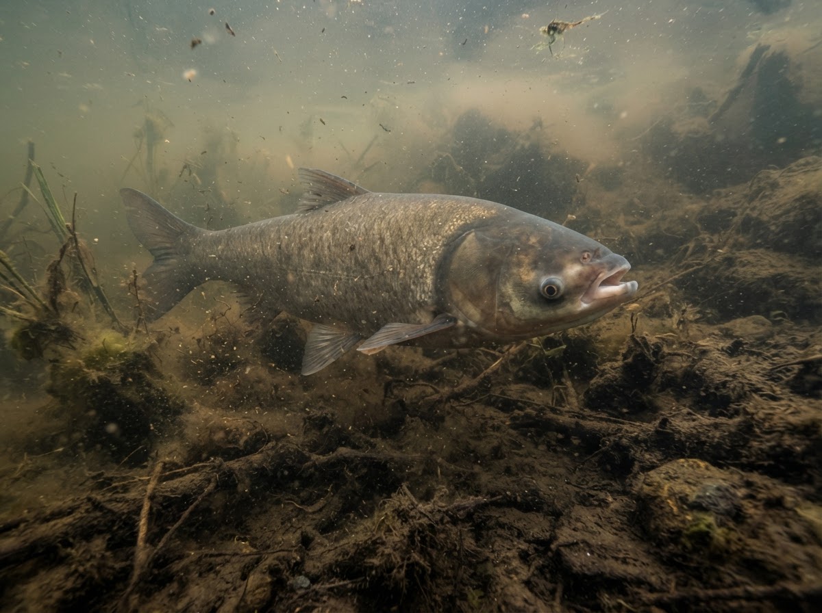 BIGHEAD CARP (Hypophthalmichthys nobilis)