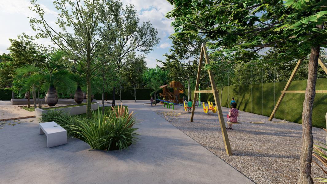 Parque y area de juegos